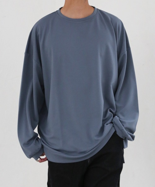 CERCA(チェルカ)の「【BEL】ビッグシルエット ロング Tシャツ カットソー(RS/)(Tシャツ/カットソー・メンズ・ベージュ/ワインレッド/ブラック/グレー/ブルー・LARGE/MEDIUM)」の20枚目の写真