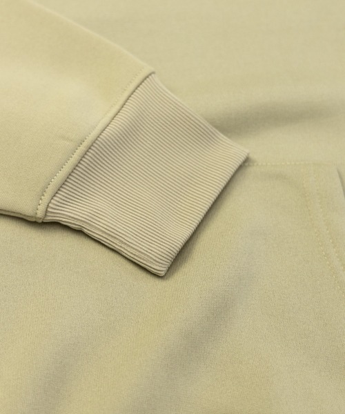 SKKONE（スコーネ）の「ボックスロゴプリント 裏起毛 スウェット プルパーカー（パーカー・メンズ・ブラック/オートミール/ベージュ・LL/L/M）」の7枚目の写真