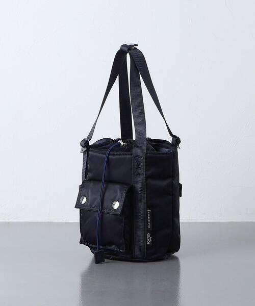 Mackintosh（マッキントッシュ）の「＜MACKINTOSH×PORTER＞ミニ バケット トートバッグ（トートバッグ・レディース・オリーブ/ネイビー・FREE）」の3枚目の写真