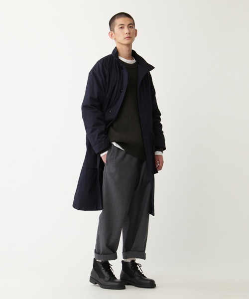 MHL.（エムエイチエル）の「TOUGH COTTON NYLON（ステンカラーコート