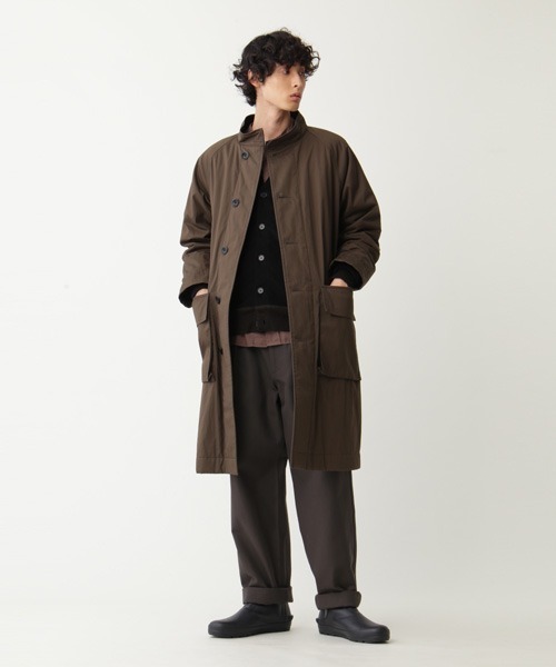 MHL コート MHL コート MHL.（エムエイチエル）の「WORN COTTON NYLON（ステン