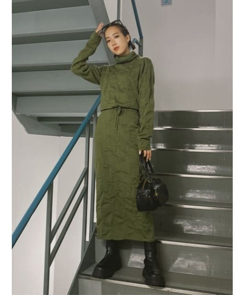 LAGUA GEM（ラグアジェム）の「PINCH SHORT KNIT ショートニット