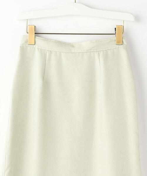 green label relaxing（グリーンレーベルリラクシング）の「ワッシャー サテン マーメイド スカート（スカート・レディース・ナチュラル/ライトブルー/ネイビー・38/36）」の18枚目の写真