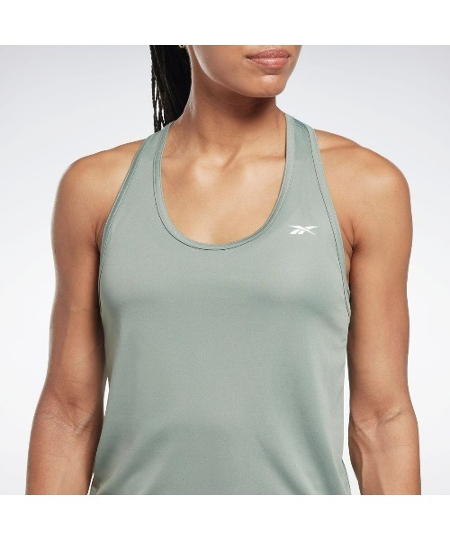Reebok（リーボック）の「メッシュ タンクトップ / WOR US Mesh Tank（ナイトブラック）（タンクトップ・レディース・ブラック/グリーン系その他/パープル系その他・J/L/J/M/J/S/J/O/J/XS/LARGE/MEDIUM/SMALL/X-SMALL/X-LARGE）」の8枚目の写真