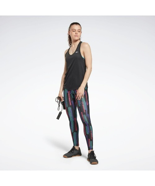 Reebok（リーボック）の「メッシュ タンクトップ / WOR US Mesh Tank（ナイトブラック）（タンクトップ・レディース・ブラック/グリーン系その他/パープル系その他・J/L/J/M/J/S/J/O/J/XS/LARGE/MEDIUM/SMALL/X-SMALL/X-LARGE）」の4枚目の写真
