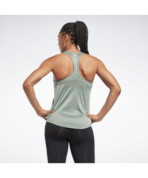 Reebok（リーボック）の「メッシュ タンクトップ / WOR US Mesh Tank（ナイトブラック）（タンクトップ・レディース・ブラック/グリーン系その他/パープル系その他・J/L/J/M/J/S/J/O/J/XS/LARGE/MEDIUM/SMALL/X-SMALL/X-LARGE）」の9枚目の写真