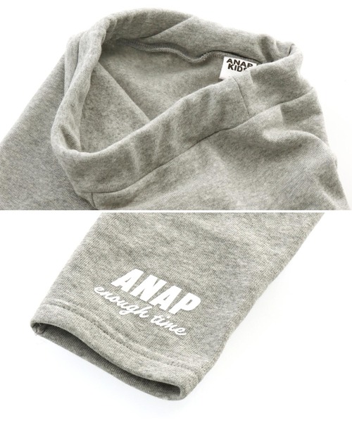ANAP kids(アナップキッズ)の「裏起毛ロゴプリントレギンス(レギンス/スパッツ・キッズ・ブラック/ラベンダー/グレー・100cm/120cm/110cm/130cm)」の16枚目の写真