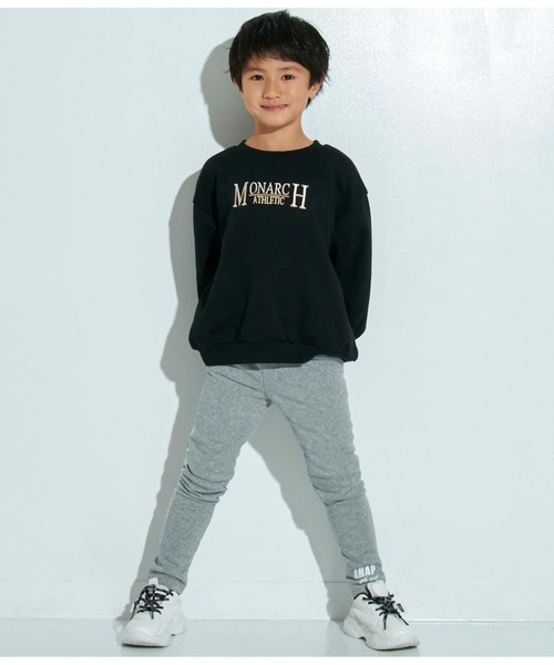 ANAP kids(アナップキッズ)の「裏起毛ロゴプリントレギンス(レギンス/スパッツ・キッズ・ブラック/ラベンダー/グレー・100cm/120cm/110cm/130cm)」の21枚目の写真