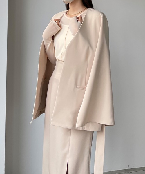 Louere（ルエレ）の「シアーフィンガーホールトップス（Tシャツ/カットソー・レディース・クリーム/ブラック/ベージュ・SMALL/MEDIUM/LARGE）」の14枚目の写真