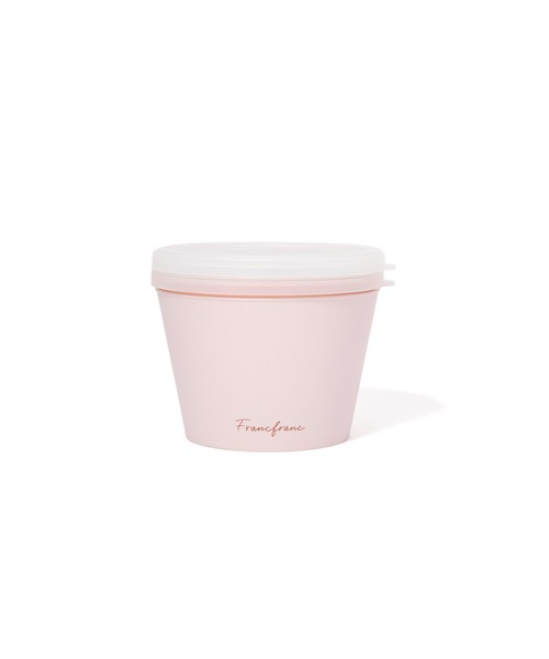 Francfranc(フランフラン)の「ロゴ デリカップ ピンク (2個セット)(お弁当箱・レディース・ピンク・FREE)」の4枚目の写真