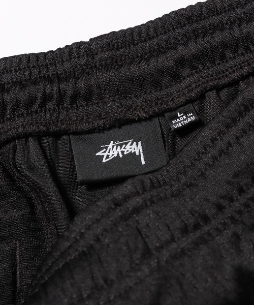 STUSSY（ステューシー）の「STUSSY/ステューシー COLLEGIATE MESH SHORT ショーツ（スウェットパンツ・メンズ・ブラック/グリーン・L/XL）」の4枚目の写真
