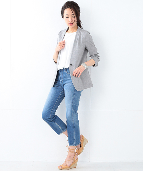 【2回着用】 Demi-Luxe BEAMS カノコ 1B ジャケット Demi-Luxe BEAMS（デミルクス ビームス）の「Demi-Luxe BEAMS