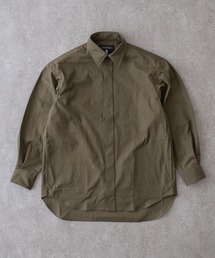 VENTILE リラックスフロントフライシャツ<ダークカーキ>