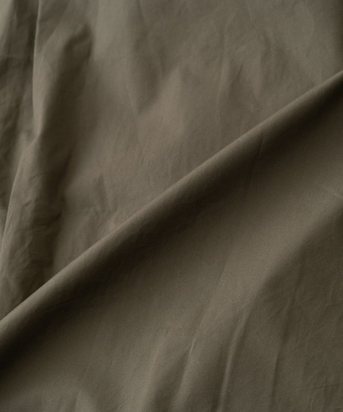 BRICK & SONS(ブリックアンドサンズ)の「VENTILE リラックスフロントフライシャツ<ダークカーキ>(シャツ/ブラウス・メンズ・ダークカーキ・XS/S/M/L/LL)」の5枚目の写真