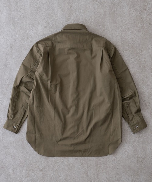 セール】VENTILE リラックスフロントフライシャツ＜ダークカーキ