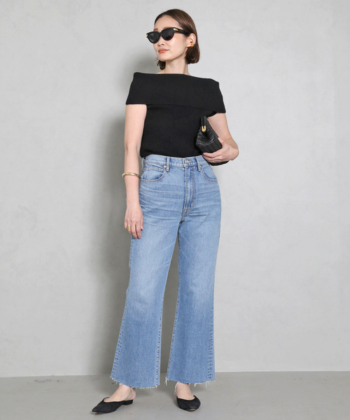 TOTEME/トーテム】OFF-SHOULDER RIB KNIT TOP（ニット/セーター