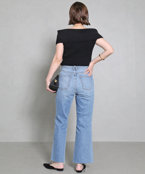 TOTEME/トーテム】OFF-SHOULDER RIB KNIT TOP(ニット/セーター TOTEME/トーテム】OFF-SHOULDER RIB KNIT TOP(ニット/セーター