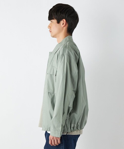 HINSON(ヒンソン)の「【SHIPS any 別注】HINSON: BDU シャツジャケット◇(ミリタリージャケット・メンズ・ライトグレー/ブラック/オリーブ/ブルー・SMALL/MEDIUM/LARGE)」の8枚目の写真