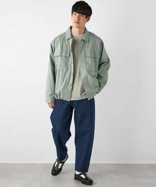 HINSON(ヒンソン)の「【SHIPS any 別注】HINSON: BDU シャツジャケット◇(ミリタリージャケット・メンズ・ライトグレー/ブラック/オリーブ/ブルー・SMALL/MEDIUM/LARGE)」の11枚目の写真