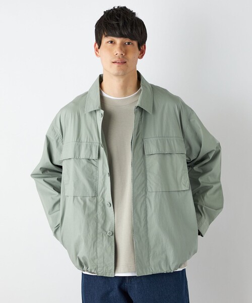 HINSON(ヒンソン)の「【SHIPS any 別注】HINSON: BDU シャツジャケット◇(ミリタリージャケット・メンズ・ライトグレー/ブラック/オリーブ/ブルー・SMALL/MEDIUM/LARGE)」の12枚目の写真