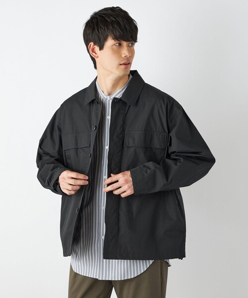 HINSON(ヒンソン)の「【SHIPS any 別注】HINSON: BDU シャツジャケット◇(ミリタリージャケット・メンズ・ライトグレー/ブラック/オリーブ/ブルー・SMALL/MEDIUM/LARGE)」の20枚目の写真