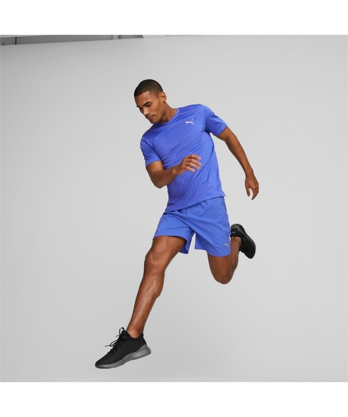 PUMA（プーマ）の「PUMA プーマ メンズ ランニング ラン フェイバリット ヘザー 半袖 Tシャツ（Tシャツ/カットソー・メンズ・ブラック/ブルー系その他/オレンジ・SMALL/XX-LARGE/X-LARGE/MEDIUM/LARGE）」の5枚目の写真