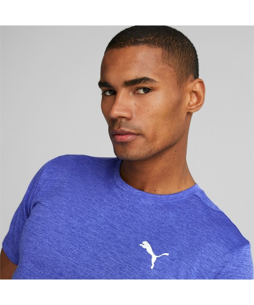 PUMA（プーマ）の「PUMA プーマ メンズ ランニング ラン フェイバリット ヘザー 半袖 Tシャツ（Tシャツ/カットソー・メンズ・ブラック/ブルー系その他/オレンジ・SMALL/XX-LARGE/X-LARGE/MEDIUM/LARGE）」の7枚目の写真