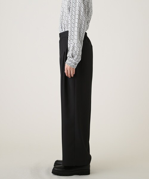 tk.TAKEO KIKUCHI（ティーケータケオキクチ）の「◆エステルバギーワイドパンツ（その他パンツ・メンズ・ホワイト/ブラック・02/03）」の10枚目の写真