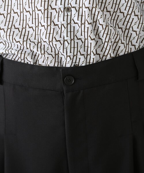 tk.TAKEO KIKUCHI（ティーケータケオキクチ）の「◆エステルバギーワイドパンツ（その他パンツ・メンズ・ホワイト/ブラック・02/03）」の3枚目の写真