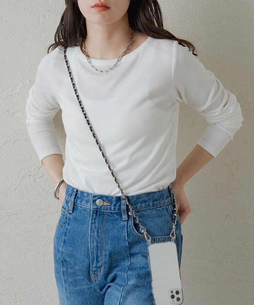 LOUNGEDRESS（ラウンジドレス）の「BASICテレコロンT（Tシャツ