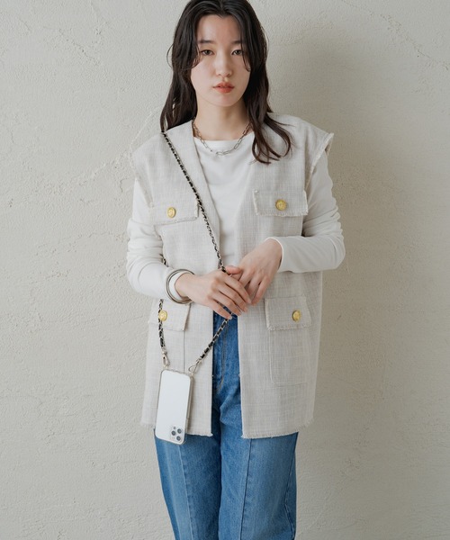 LOUNGEDRESS（ラウンジドレス）の「BASICテレコロンT（Tシャツ