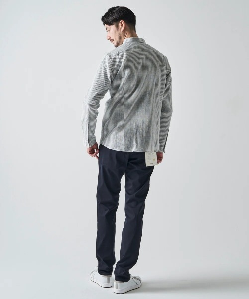 TETE HOMME(テットオム)の「カールマイヤーストライプシャツ(シャツ/ブラウス・メンズ・ホワイト/ブラック・X-LARGE/LARGE/MEDIUM)」の16枚目の写真