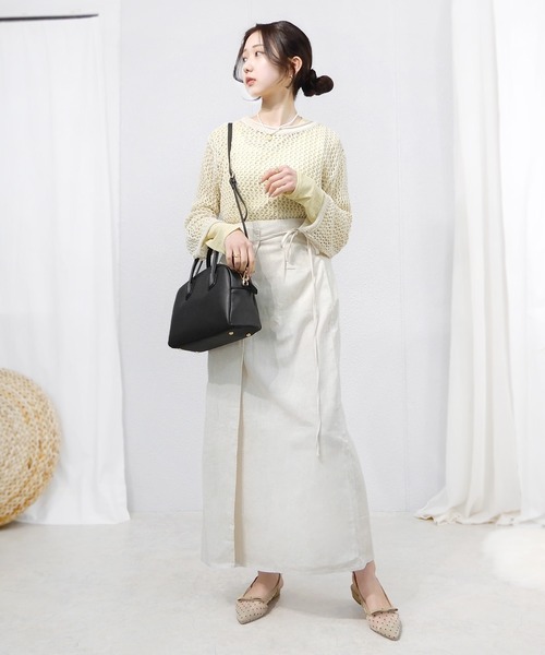 alala（アララ）の「シアーポインテッドリボンパンプス（パンプス・レディース・ブラック/ブラック系その他/ベージュ系その他/シルバー・LL/S/M/L）」の18枚目の写真