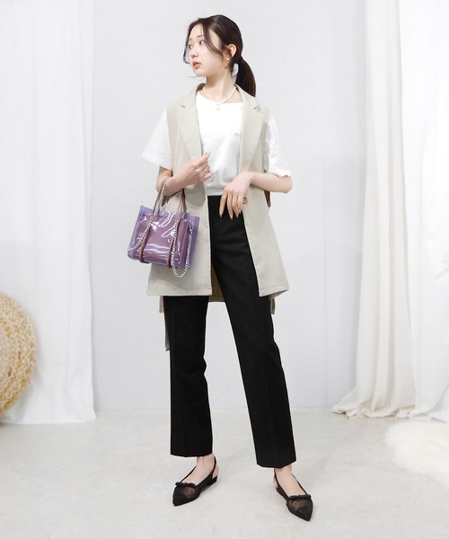 alala（アララ）の「シアーポインテッドリボンパンプス（パンプス・レディース・ブラック/ブラック系その他/ベージュ系その他/シルバー・LL/S/M/L）」の7枚目の写真