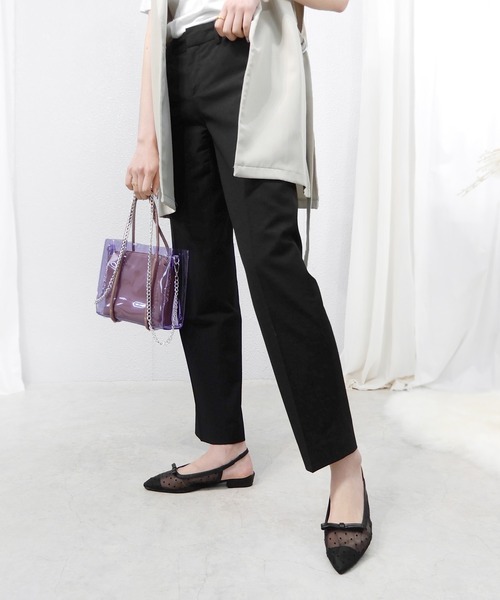 alala（アララ）の「シアーポインテッドリボンパンプス（パンプス・レディース・ブラック/ブラック系その他/ベージュ系その他/シルバー・LL/S/M/L）」の9枚目の写真