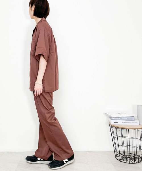 Ritzy(リッツィー)の「TRセンタープレスフレアパンツ レディース メンズ(その他パンツ・メンズ・ブラック/オフホワイト/ベージュ/グリーン/モカ/サックスブルー・X-LARGE/LARGE/MEDIUM)」の20枚目の写真