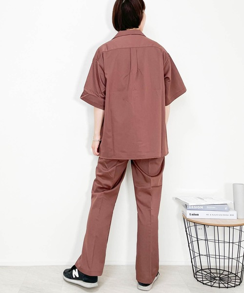 Ritzy(リッツィー)の「TRセンタープレスフレアパンツ レディース メンズ(その他パンツ・メンズ・ブラック/オフホワイト/ベージュ/グリーン/モカ/サックスブルー・X-LARGE/LARGE/MEDIUM)」の21枚目の写真