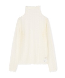 FREE'S MART | ◆花柄チュールハイネックシアーインナー(Tシャツ/カットソー)