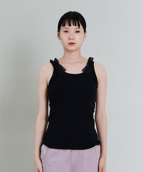 【特別送料無料！】 チュールフリルインナー（タンクトップ）｜conges payes ADIEU トップス