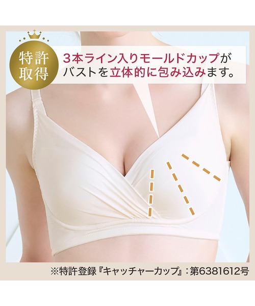 BRADELIS NEWYORK（ブラデリスニューヨーク）の「ブラデリス Perfumyブラ23S1 ノンワイヤー 補正下着 補整 ブラレット（ブラジャー・レディース・モカ/ブラック/ピンク系その他/ホワイト系その他・M/L/LL/3L/S）」の22枚目の写真