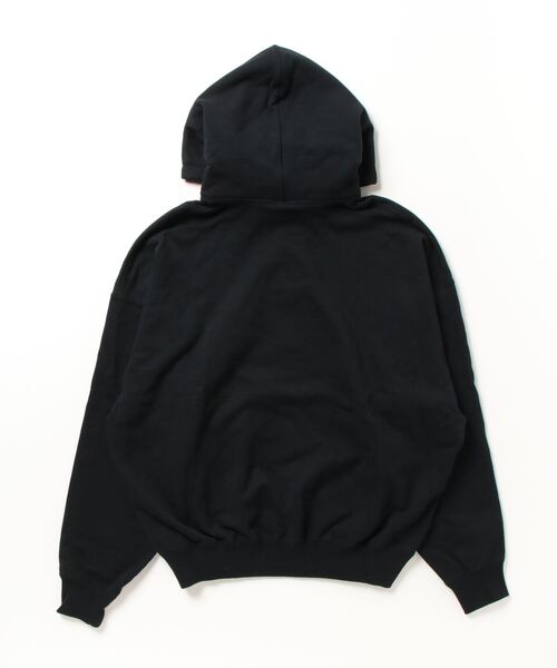 MR.GENTLEMAN（ミスタージェントルマン）の「【MISTERGENTLEMAN/ミスタージェントルマン】DOUBLE COLLAR HOODIE（パーカー・メンズ・ブラック・MEDIUM）」の2枚目の写真