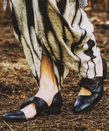 NO ID. | mko11142-ツイストショートヒールブーツ(ブーツ)