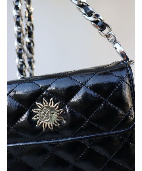 EVRIS（エヴリス）の「ミニウォレットチェーンBAG（ショルダーバッグ・レディース・ブラック/シルバー/ブルー・FREE）」の15枚目の写真