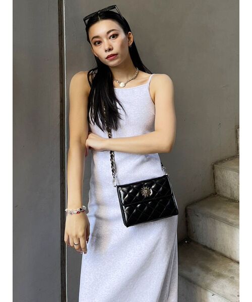 EVRIS（エヴリス）の「ミニウォレットチェーンBAG（ショルダーバッグ・レディース・ブラック/シルバー/ブルー・FREE）」の21枚目の写真