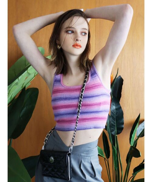 EVRIS（エヴリス）の「ミニウォレットチェーンBAG（ショルダーバッグ・レディース・ブラック/シルバー/ブルー・FREE）」の5枚目の写真