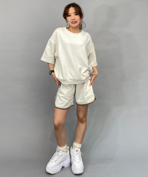 DISCUS ATHLETIC（ディスカス　アスレチック）の「DISCUS ATHLETIC/ディスカス ショーツ 3287-7472（その他パンツ・レディース・グリーン/ホワイト/グレー・L/M）」の11枚目の写真