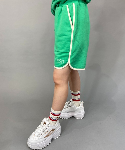 DISCUS ATHLETIC（ディスカス　アスレチック）の「DISCUS ATHLETIC/ディスカス ショーツ 3287-7472（その他パンツ・レディース・グリーン/ホワイト/グレー・L/M）」の21枚目の写真