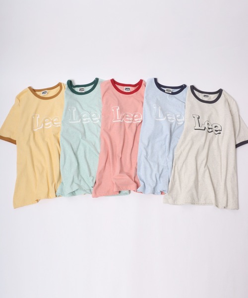Lee（リー）の「Lee（リー）ブランドロゴプリント 半袖リンガーTシャツ メンズ レディース（Tシャツ/カットソー・メンズ・ライトブルー/イエロー/レッド/ライトグリーン/ホワイト系その他・M/L/XL）」の16枚目の写真