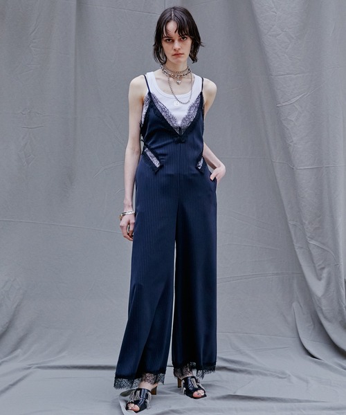 PRANK PROJECT(プランクプロジェクト)の「メタルプレートリブタンク / Metal Plate Rib Tank Top(タンクトップ・レディース・ベージュ/ホワイト/ブラック・FREE)」の7枚目の写真