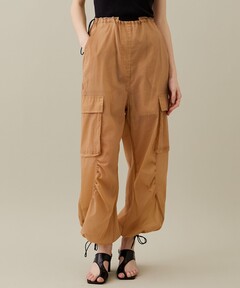 MATSUFUJI/マツフジ】Cargo Pocket Nylon Wide Trousers（カーゴパンツ